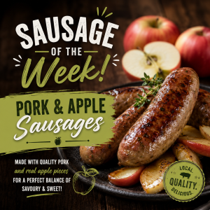 Sausage Flavour of The Week Pork & Apple