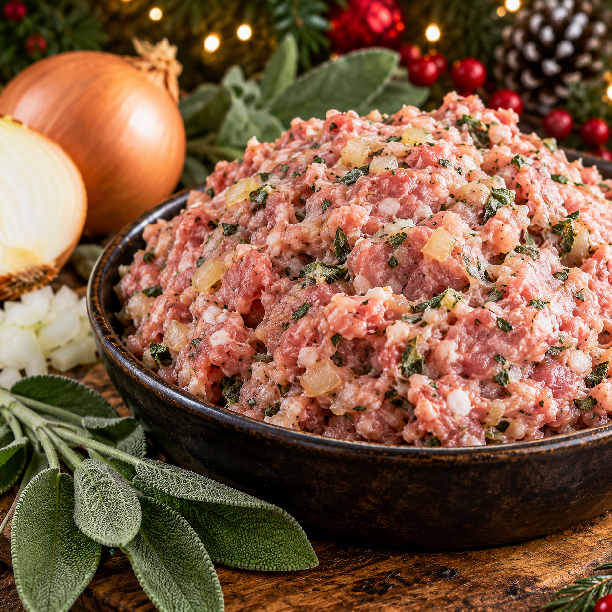 Sage & Onion Pork Sausage Meat